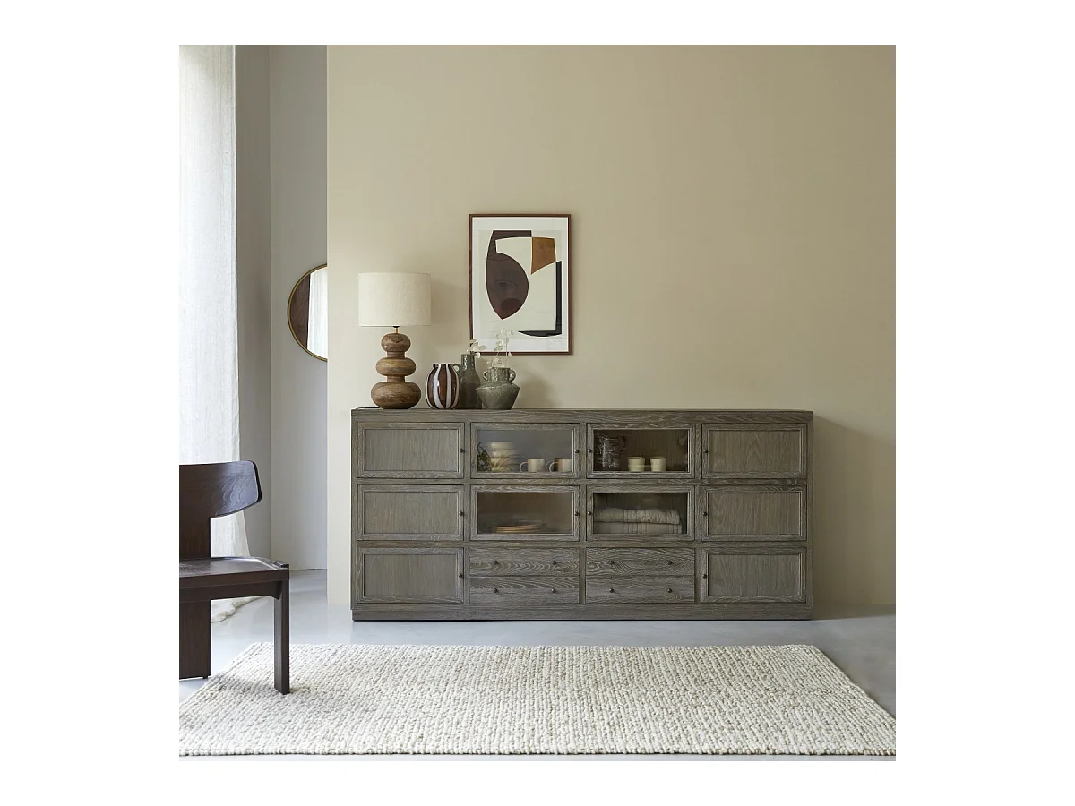 Buffet en bois de chêne 220 Pablo