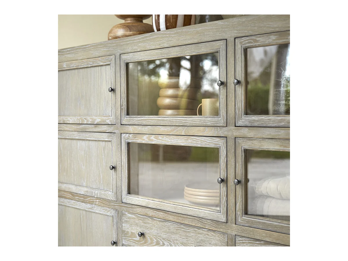 Buffet en bois de chêne 220 Pablo