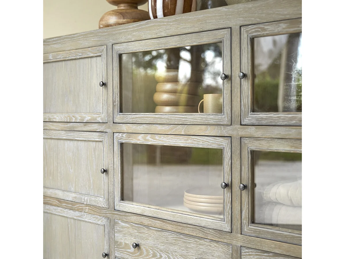 Buffet en bois de chêne 220 Pablo