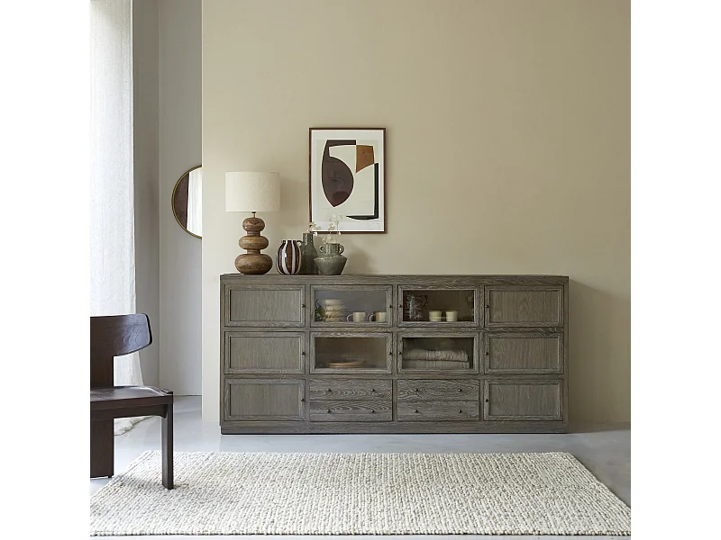 Buffet en bois de chêne 220 Pablo