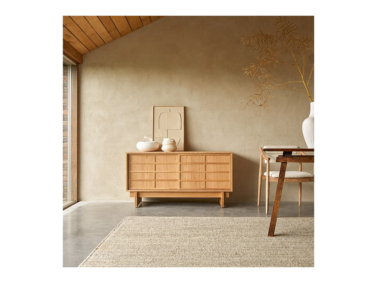 Buffet en bois de chêne 135 Miu