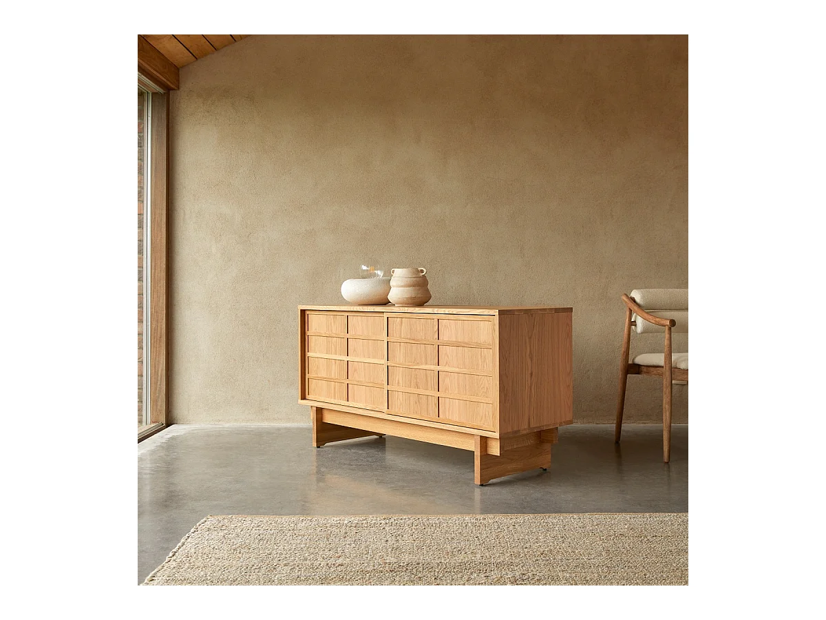 Buffet en bois de chêne 135 Miu
