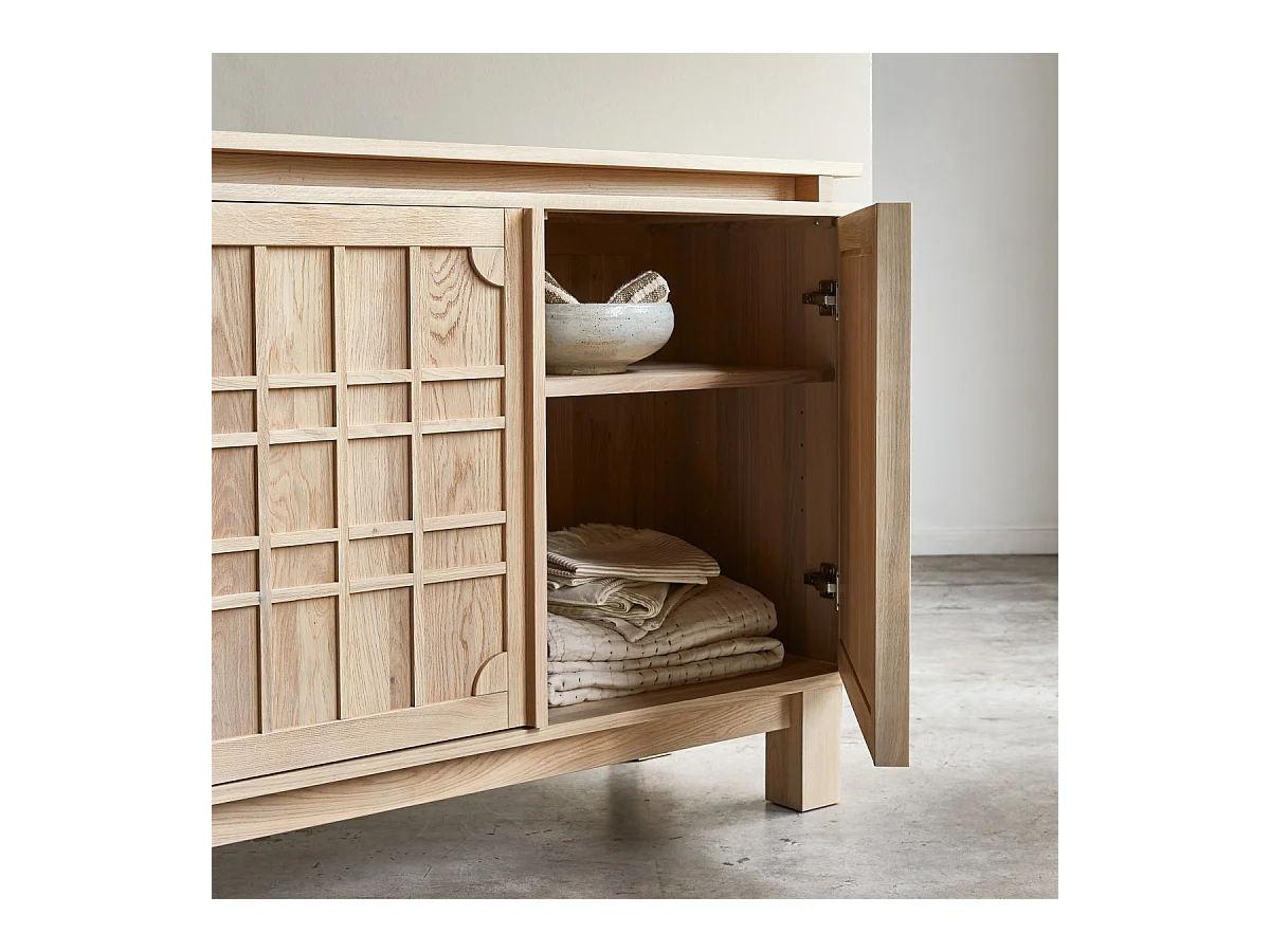 Buffet en bois de chêne 120 Bodi