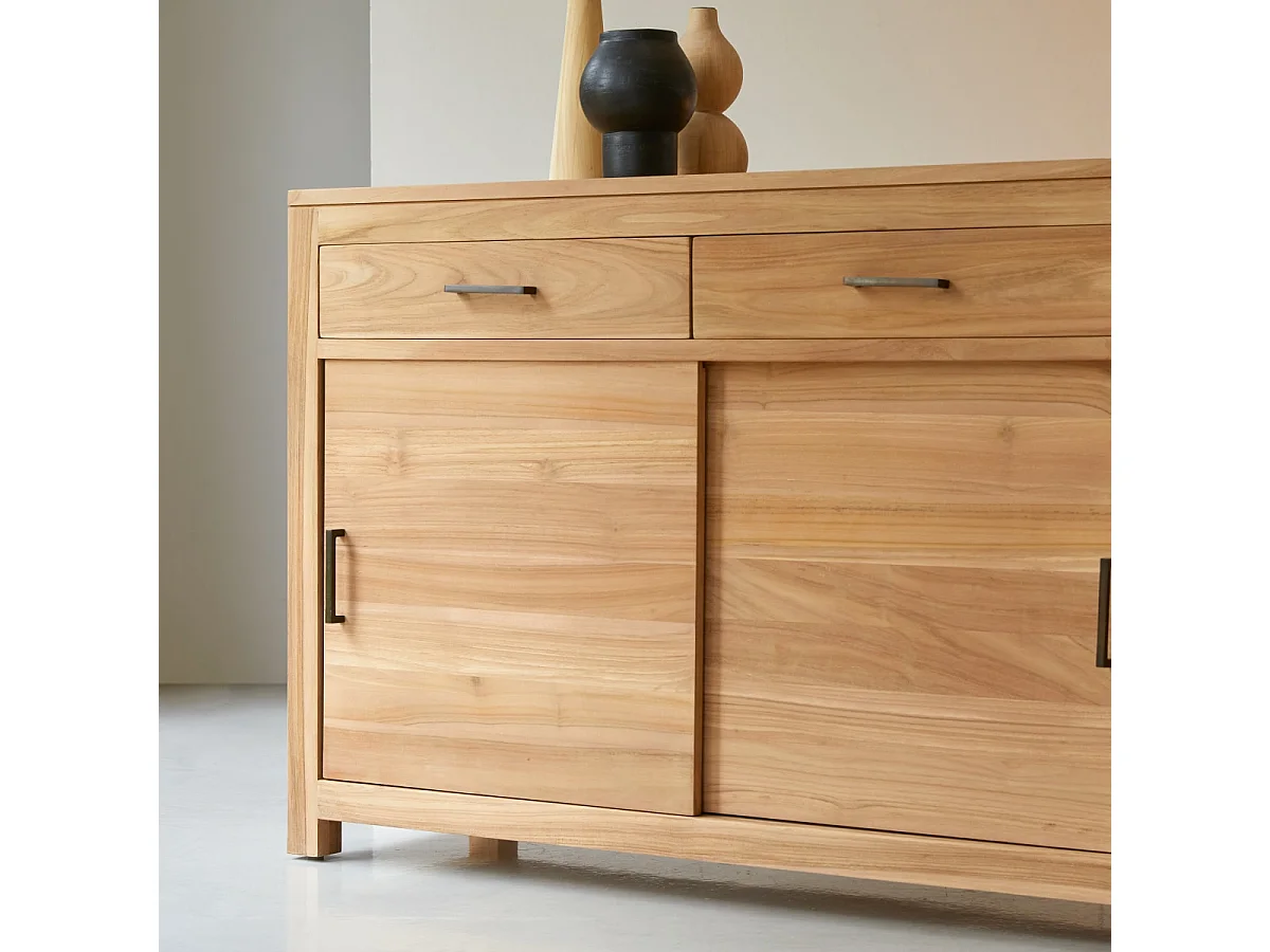Buffet in teak massello 120 cm Maë