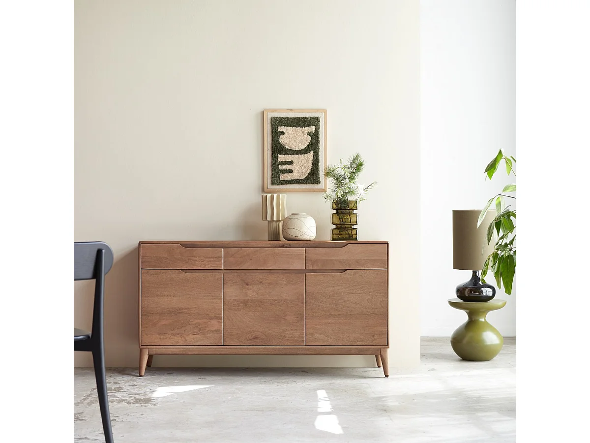 Sideboard Gabrielle aus massivem Mangoholz, 150 cm
