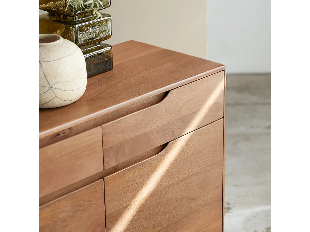 Sideboard Gabrielle aus massivem Mangoholz, 150 cm