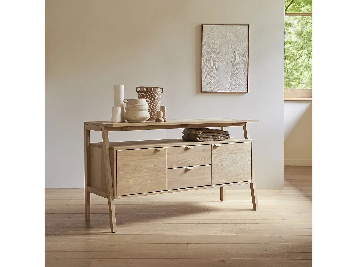 Credenza in legno di quercia massello 140 Pola