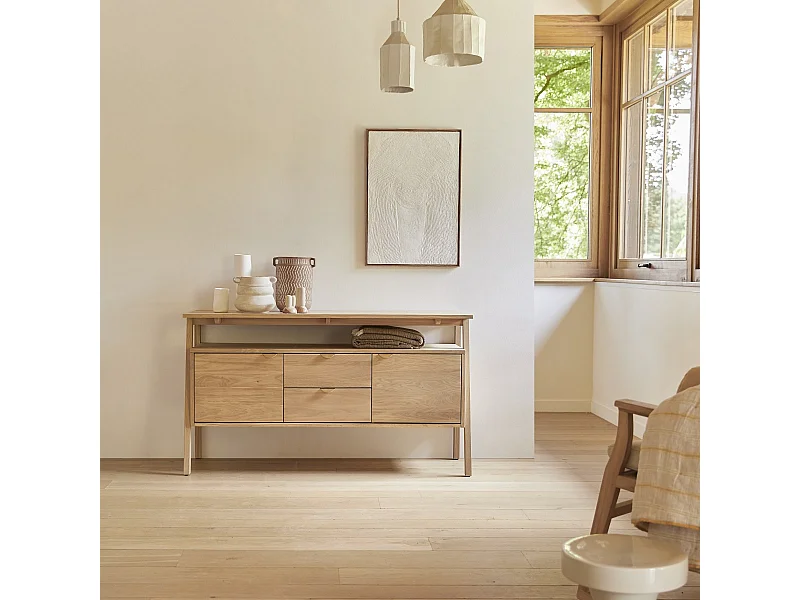 Credenza in legno di quercia massello 140 Pola