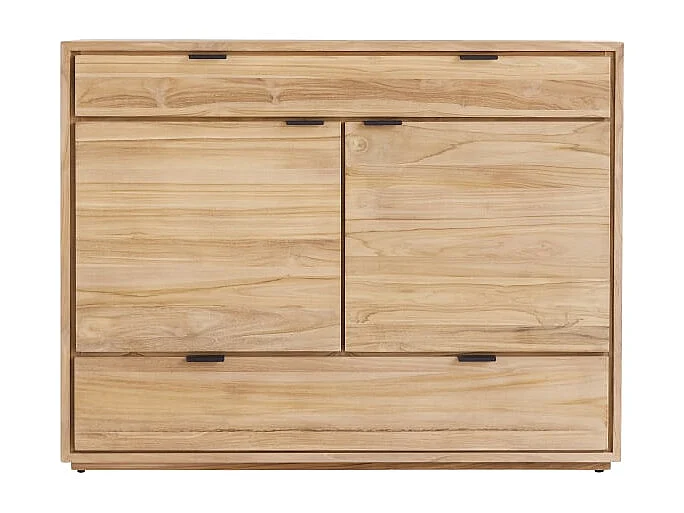 Buffet en bois de teck massif Senson 120 cm