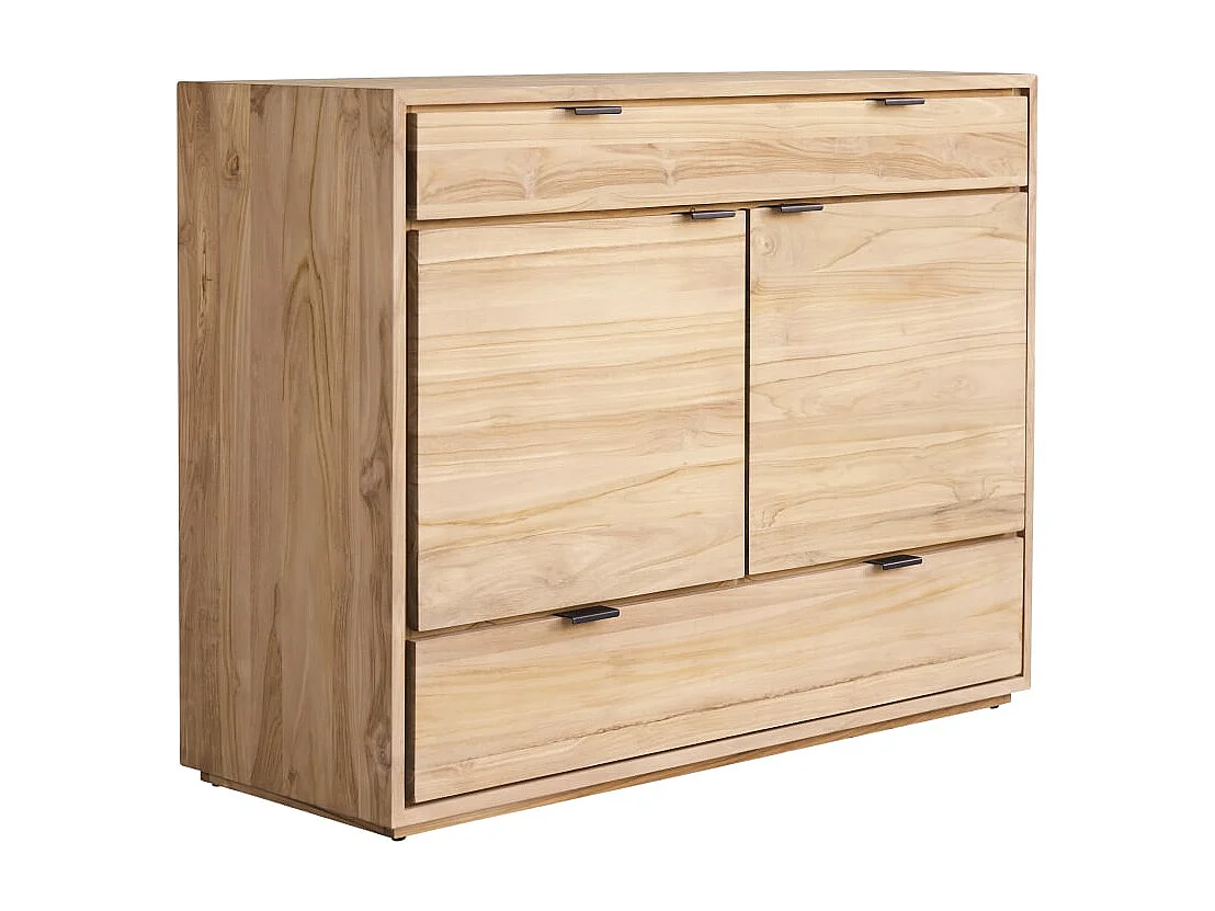 Buffet en bois de teck massif Senson 120 cm