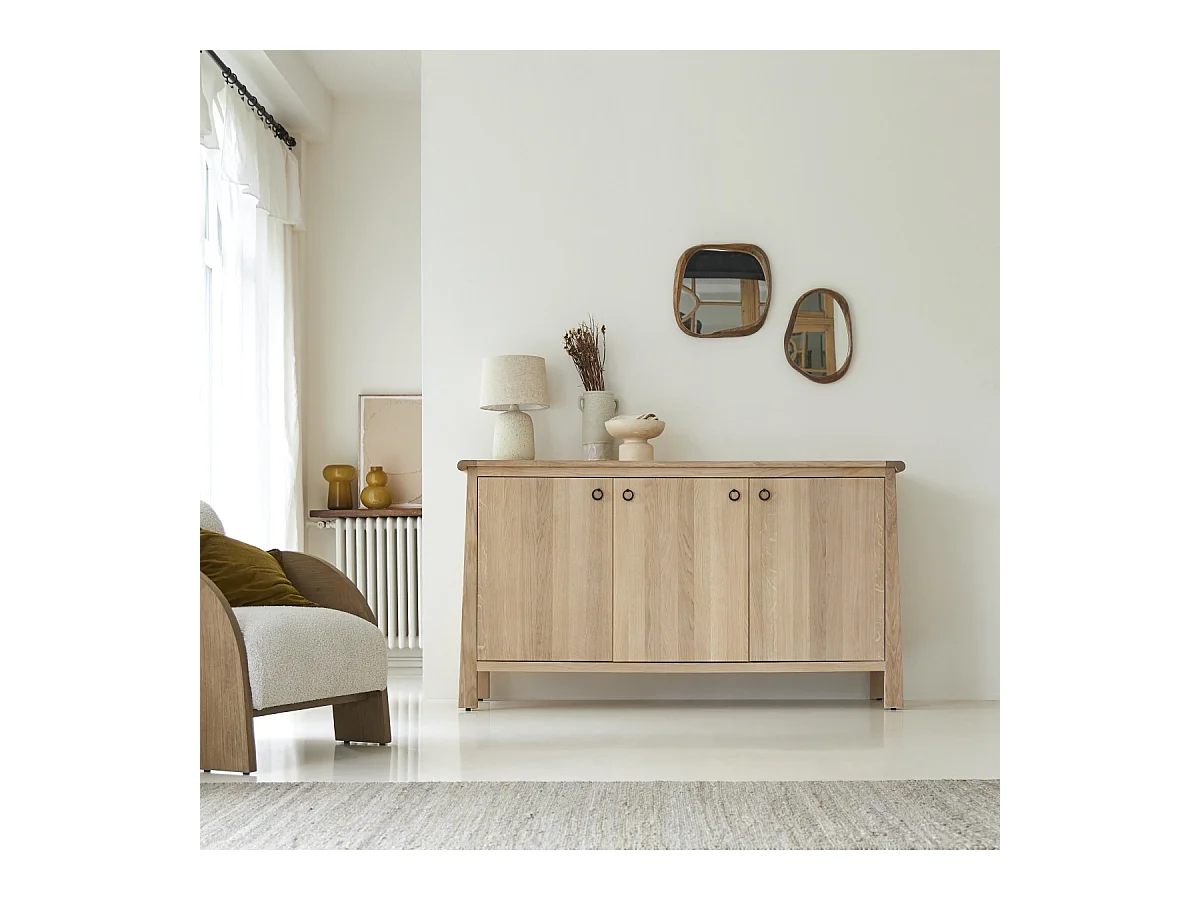 Buffet en bois de chêne 180 Volute