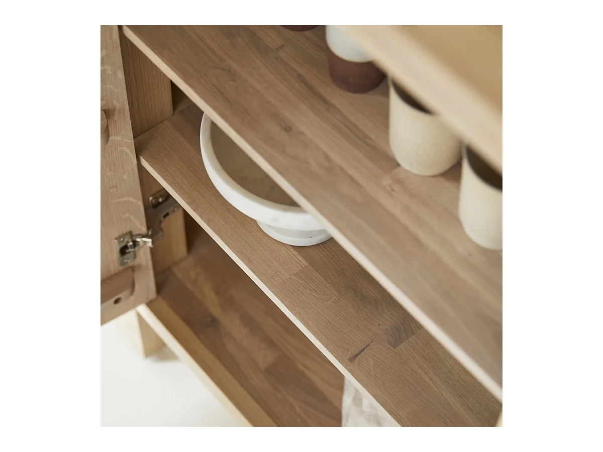 Buffet en bois de chêne 180 Volute