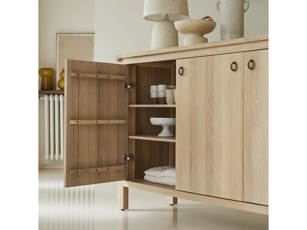 Credenza in legno di rovere da 180 cm Volute