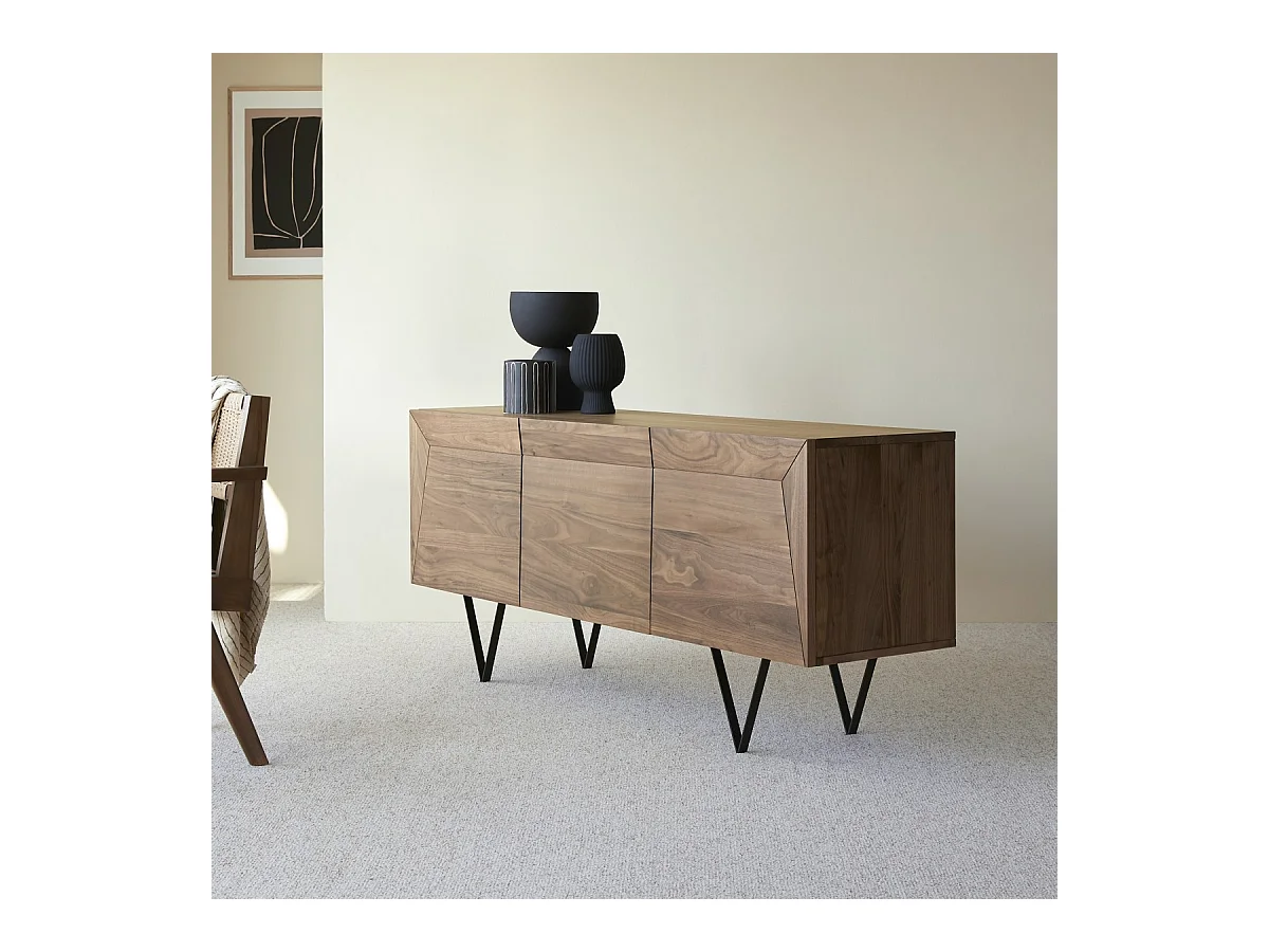 Buffet en bois de noyer 175 Metric