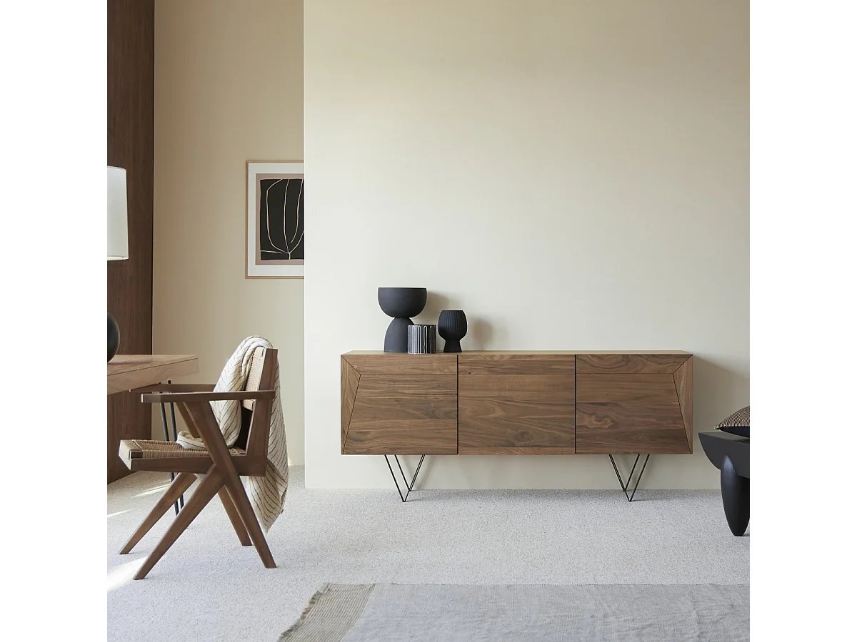 Buffet en bois de noyer 175 Metric