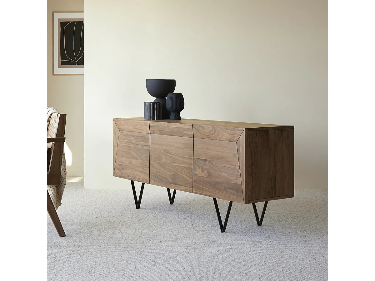 Buffet en bois de noyer 175 Metric