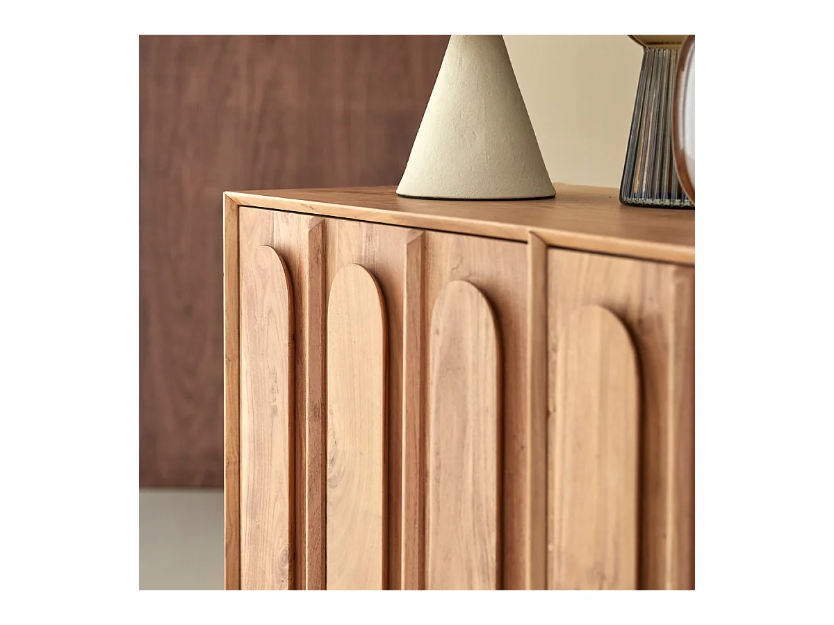 Buffet Olga en acacia massif 200 cm