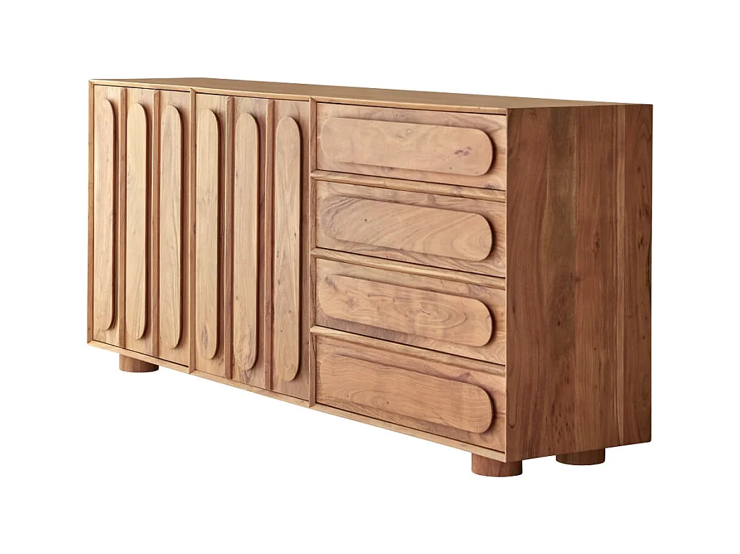 Buffet Olga en acacia massif 200 cm