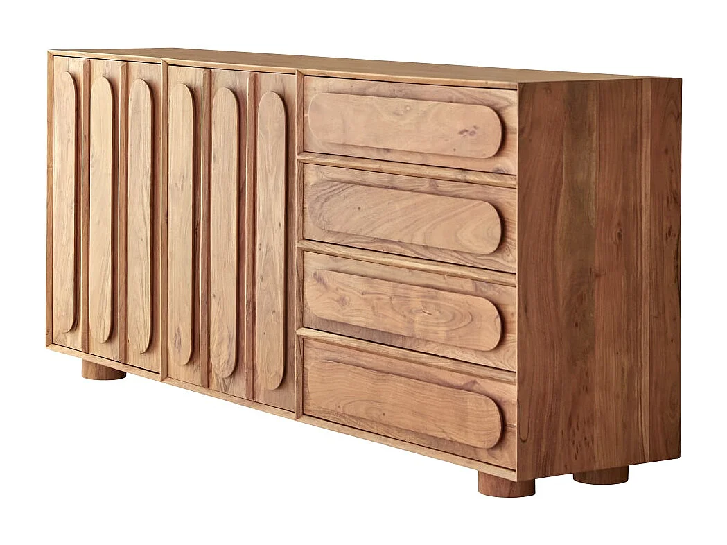 Buffet Olga aus massivem Akazienholz 200 cm