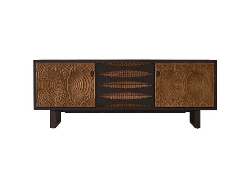 Buffet in legno massello di mogano 205 Frida