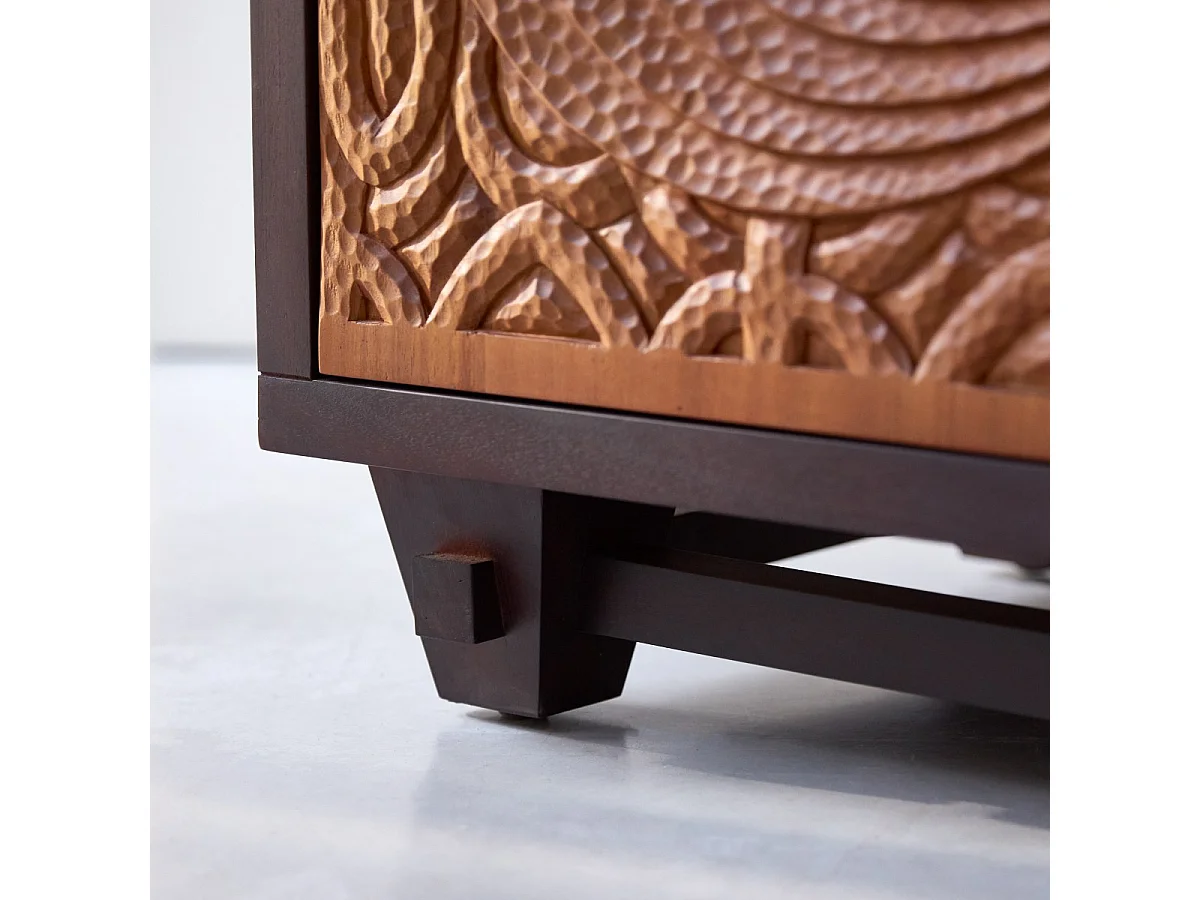 Buffet en bois d'acajou massif 205 Frida