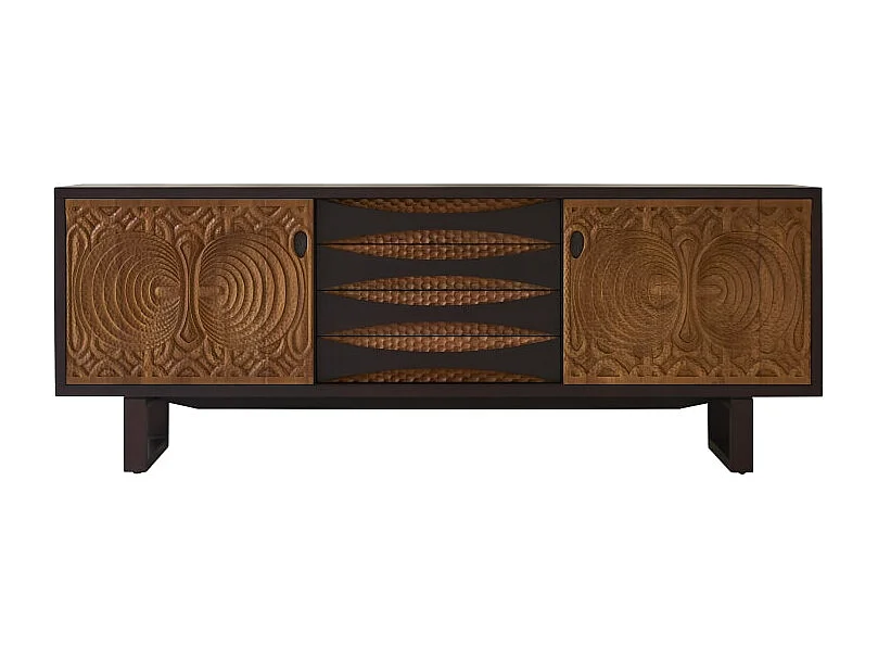 Buffet aus massivem Mahagoni Holz 205 Frida