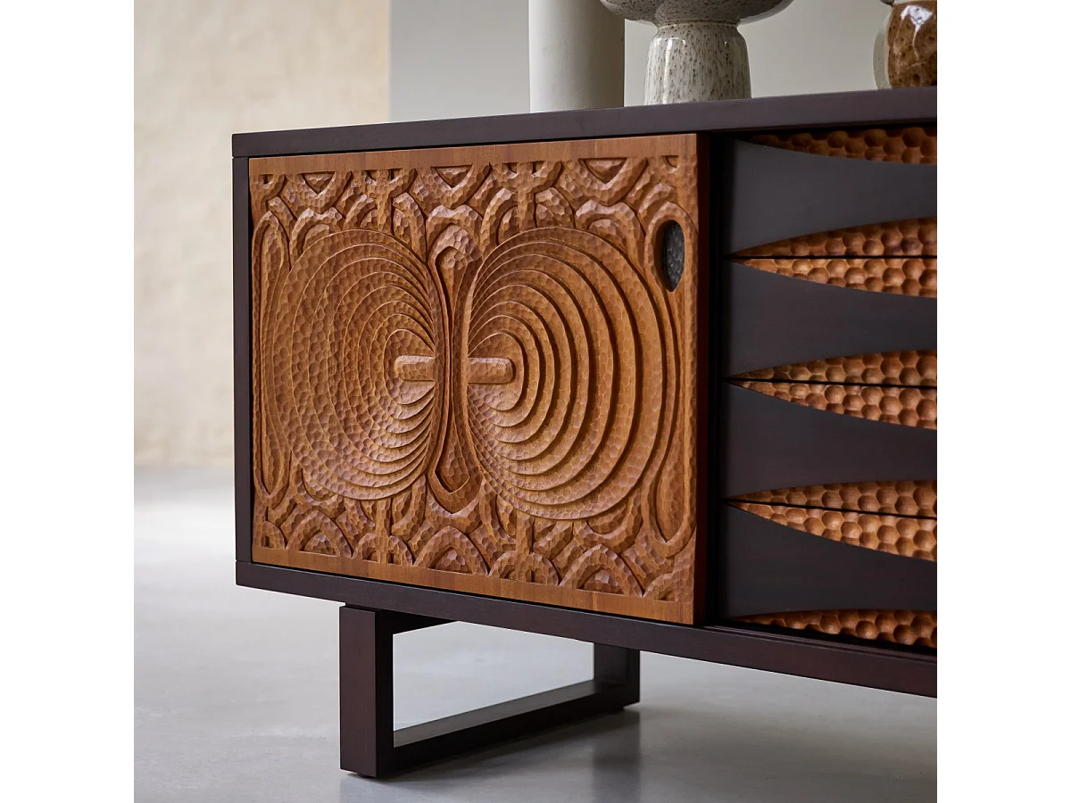 Buffet aus massivem Mahagoni Holz 205 Frida