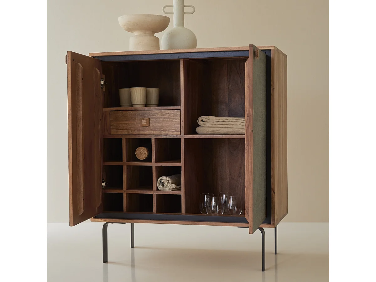 Credenza in legno di acacia 100 Temis