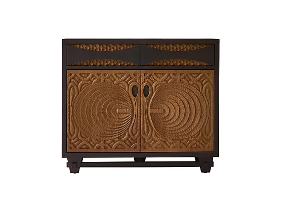 Sideboard Frida aus massivem Mahagoniholz 93 cm