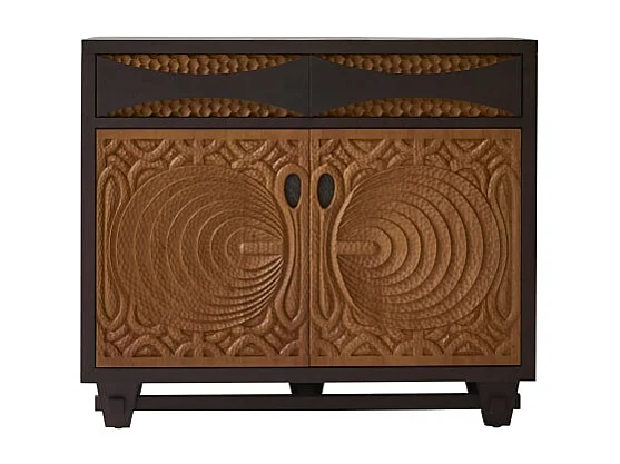 Sideboard Frida aus massivem Mahagoniholz 93 cm