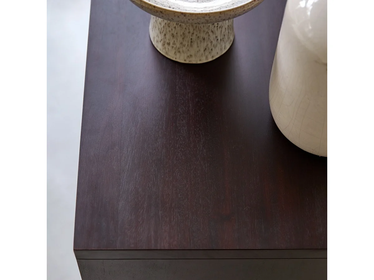 Sideboard Frida aus massivem Mahagoniholz 93 cm