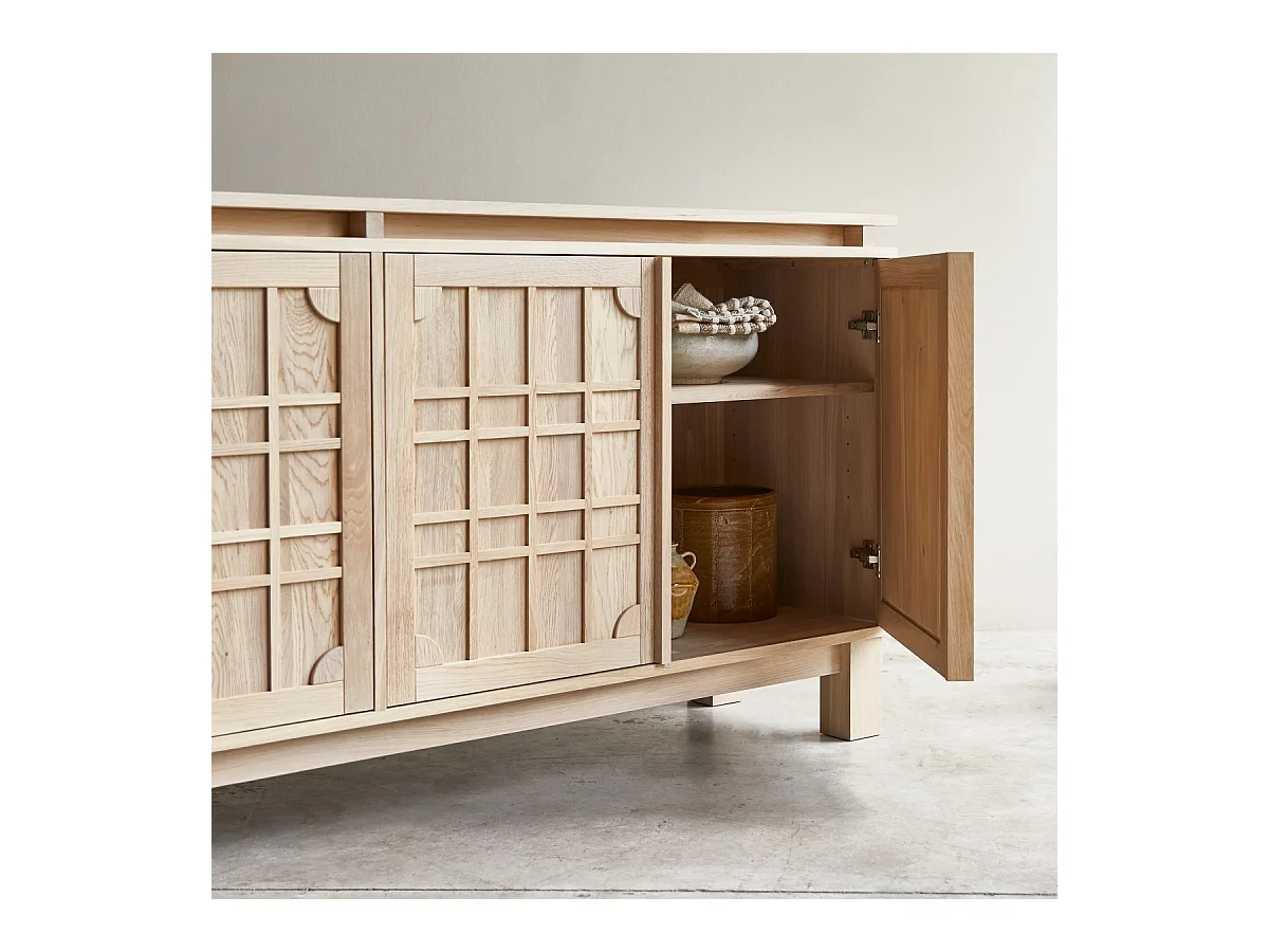 Buffet en bois de chêne 220 Bodi