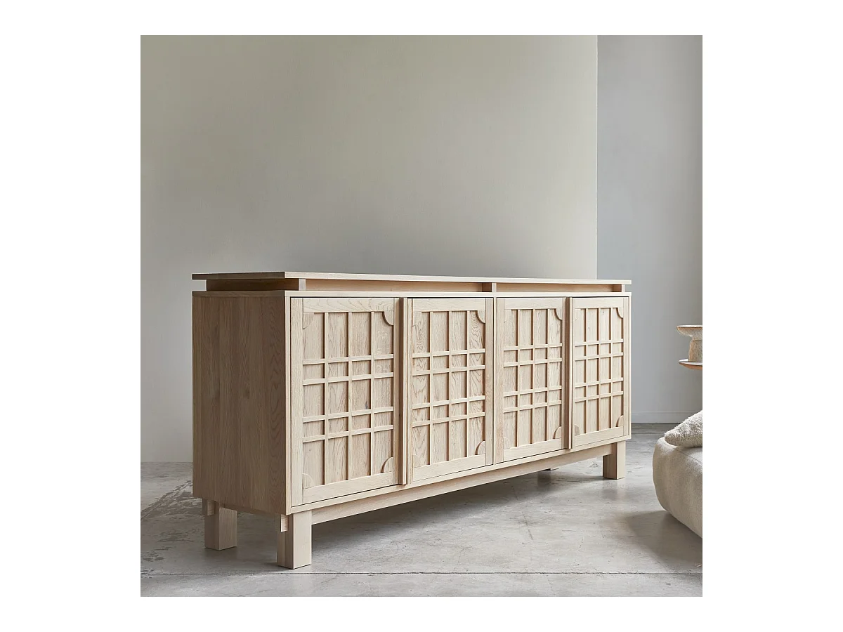 Buffet en bois de chêne 220 Bodi