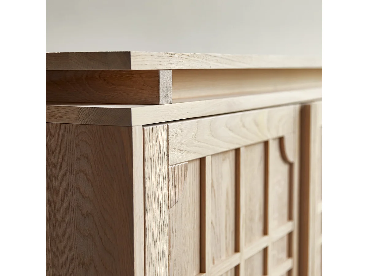 Buffet en bois de chêne 220 Bodi