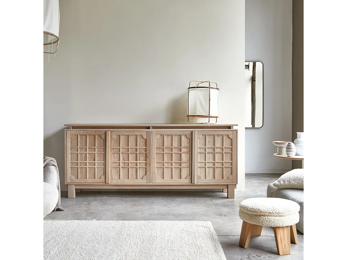 Anrichte aus massivem Eichenholz 220 Bodi