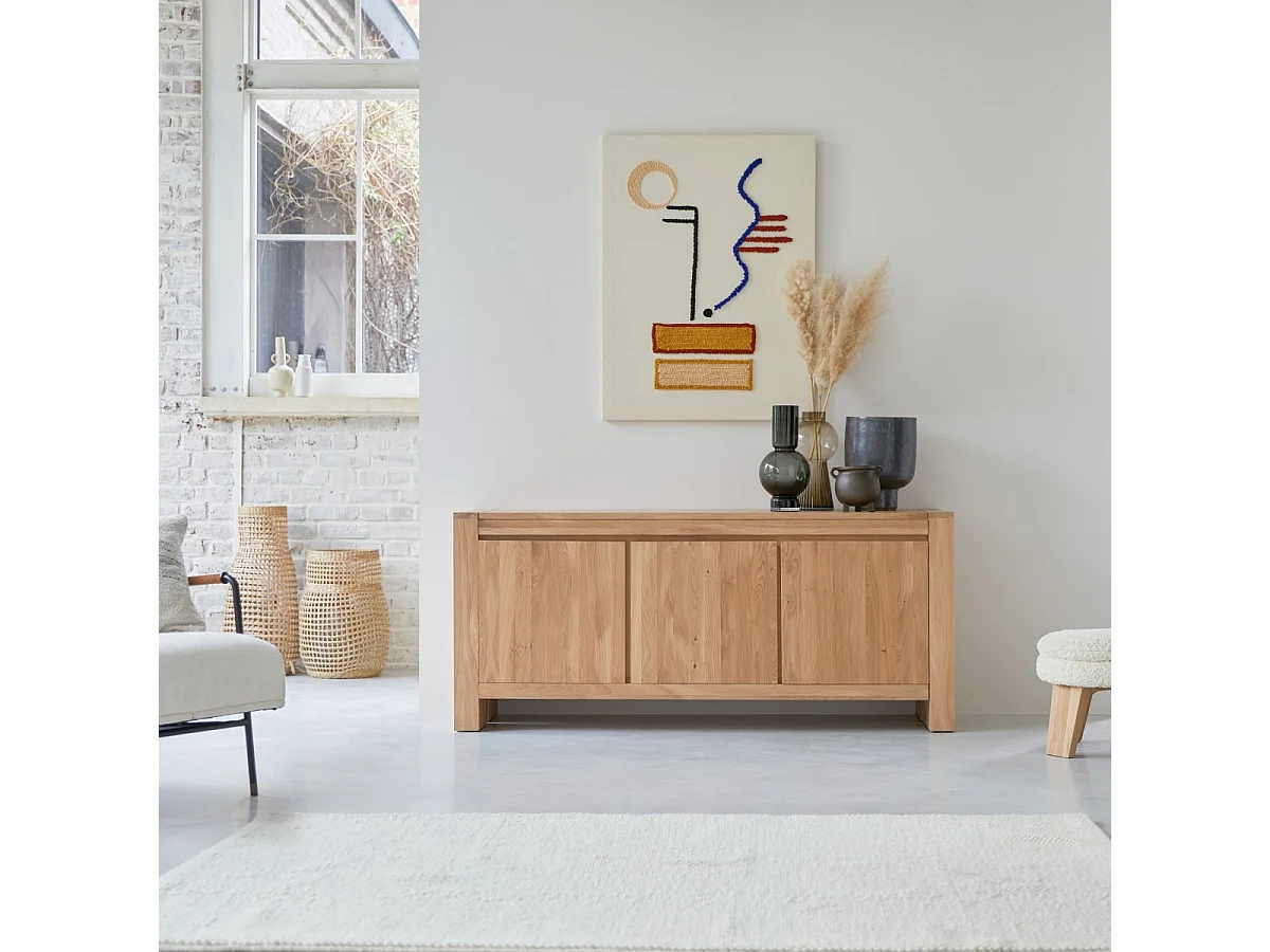 Buffet in legno di quercia 160 Eden