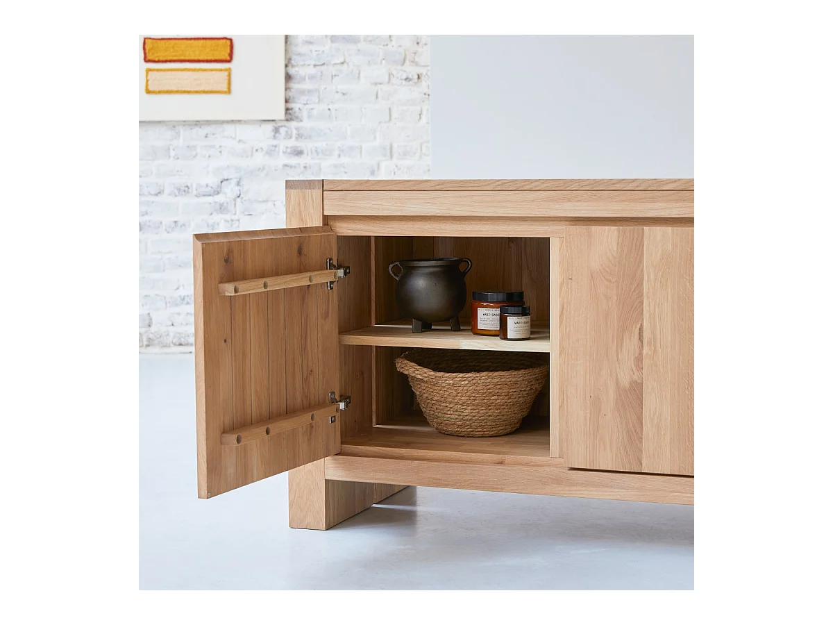 Buffet in legno di quercia 160 Eden