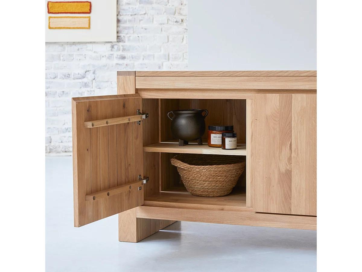 Buffet en bois de chêne 160 Eden