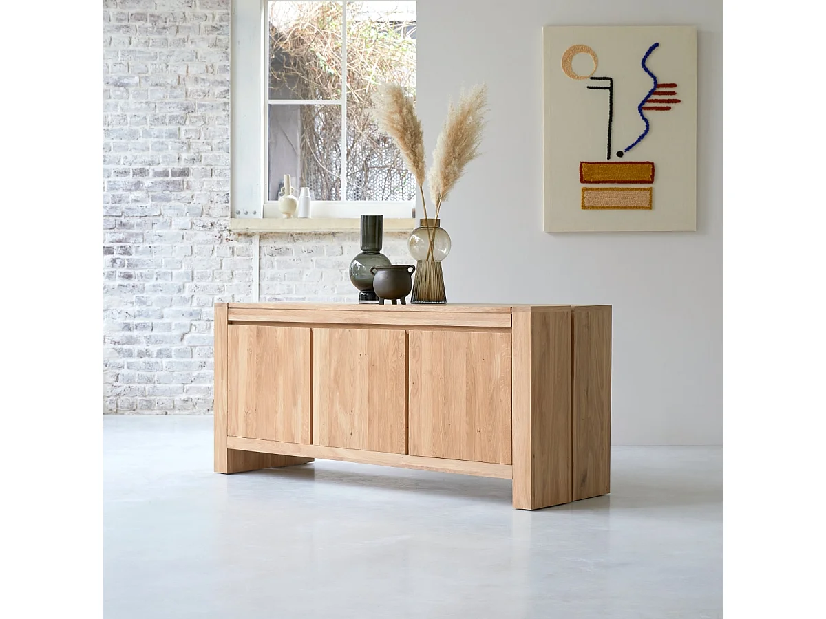 Buffet en bois de chêne 160 Eden