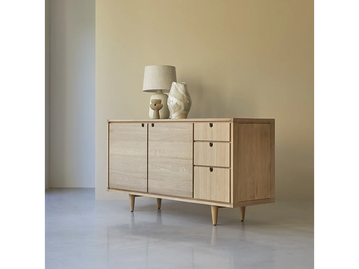Buffet en bois de chêne 145 Jonàk