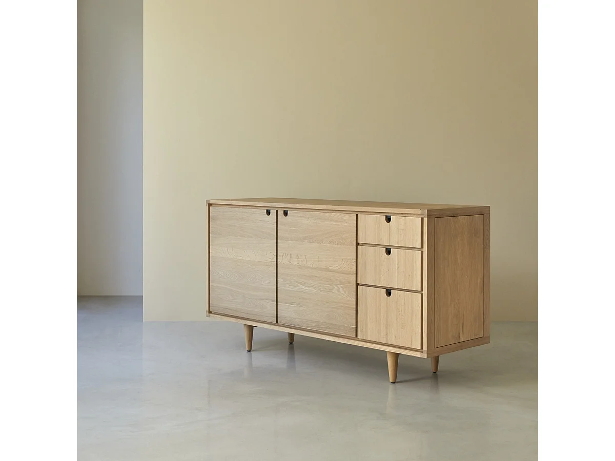 Buffet en bois de chêne 145 Jonàk