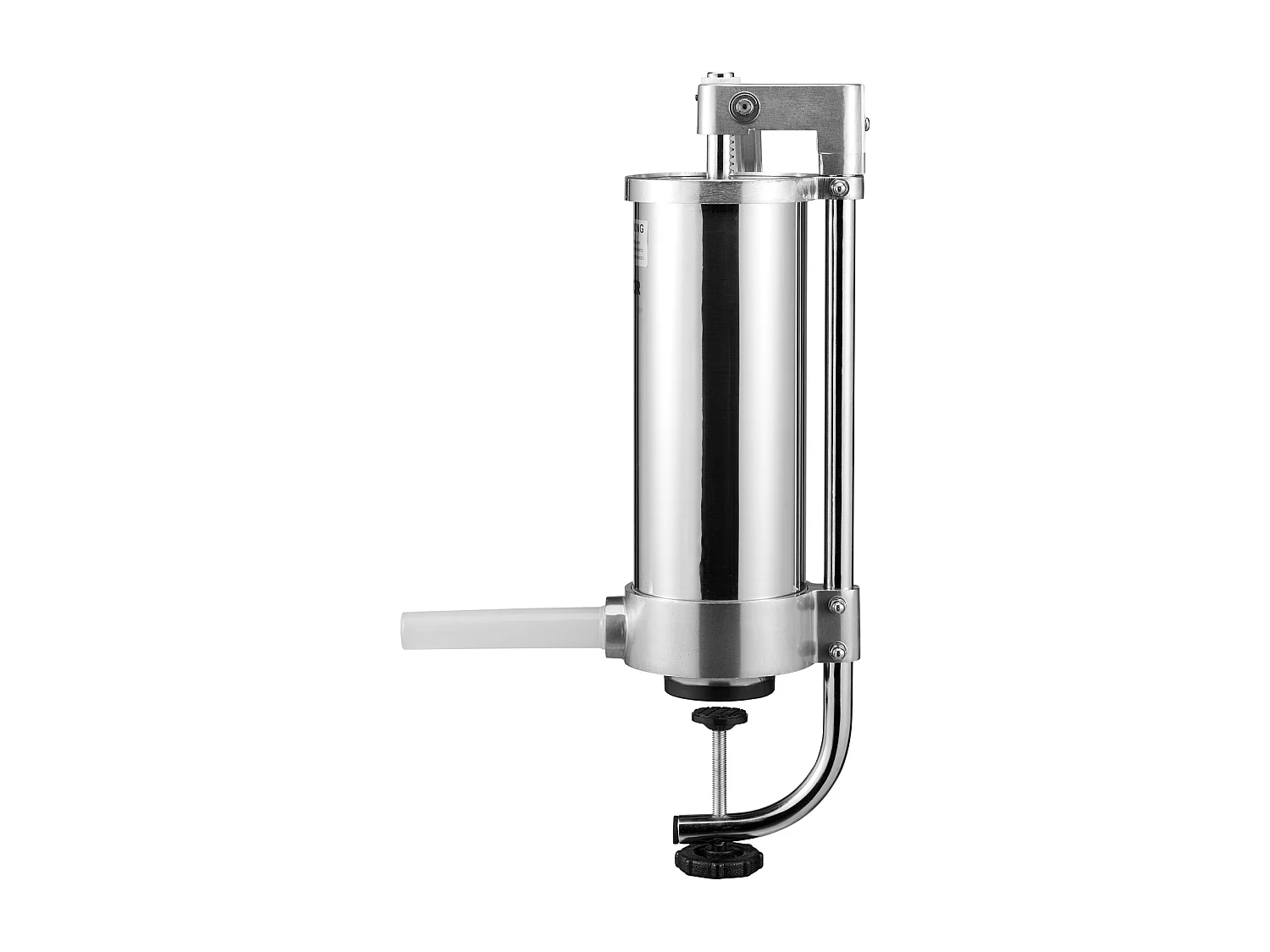 Poussoir à Saucisses Manuel SucceBuy, 3 L, 3 Tubes de Remplissage, Machine à Saucisses Maison en Acier Inoxydable