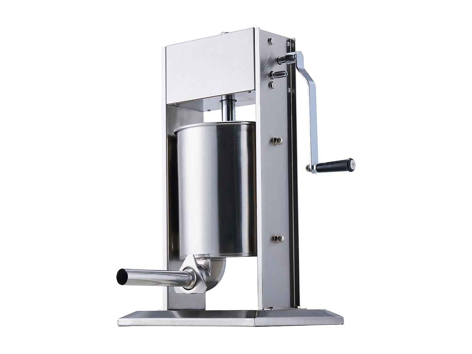 Empujador de Salchichas Manual SucceBuy, 10 L, 5 Tubos, Doble Velocidad, en Acero Inoxidable 304, para Uso Doméstico y Comercial