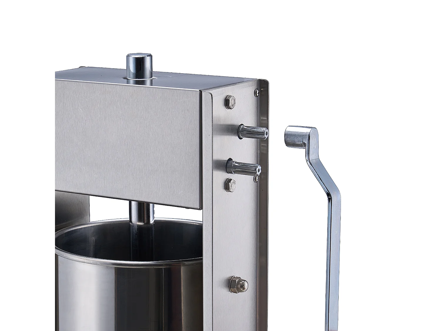 Empujador de Salchichas Manual SucceBuy, 10 L, 5 Tubos, Doble Velocidad, en Acero Inoxidable 304, para Uso Doméstico y Comercial