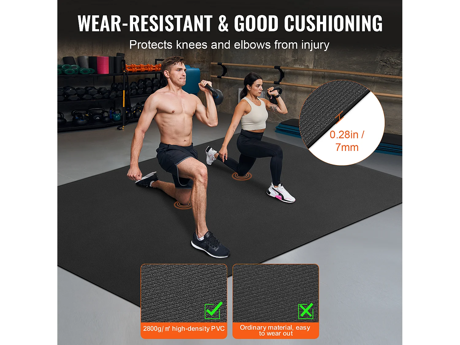 Tapis de yoga SucceBuy, 23 x15 cm, Antidérapant, Exercice, Yoga, Fitness, Gym, 0V, PVC, Bleu Marine