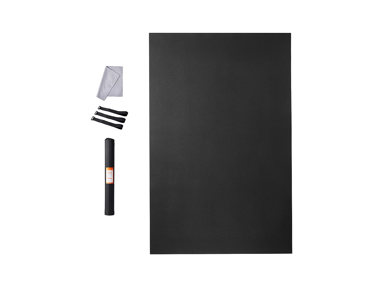 Yoga Mat SucceBuy, 23 x15 cm, Anti-slippend, Oefening, Yoga, Fitness, Gym, 0V, PVC, Marineblauw