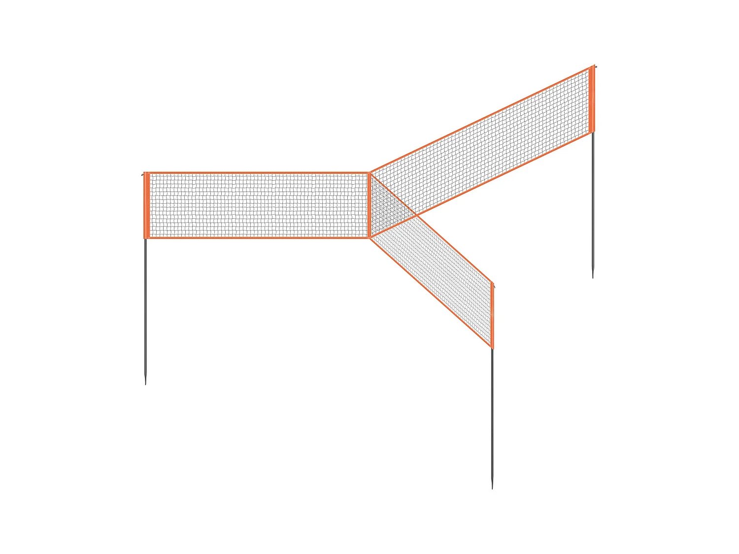 Filet de Badminton, SucceBuy Ensemble de Filet de Volley-ball Réglable à 4 Positions avec Ballon et Sac