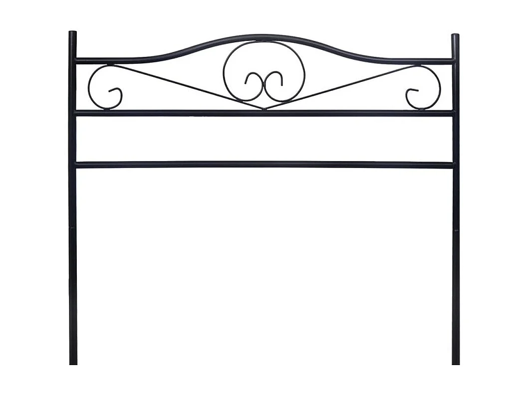 Kleiderständer Schwarz Stahl