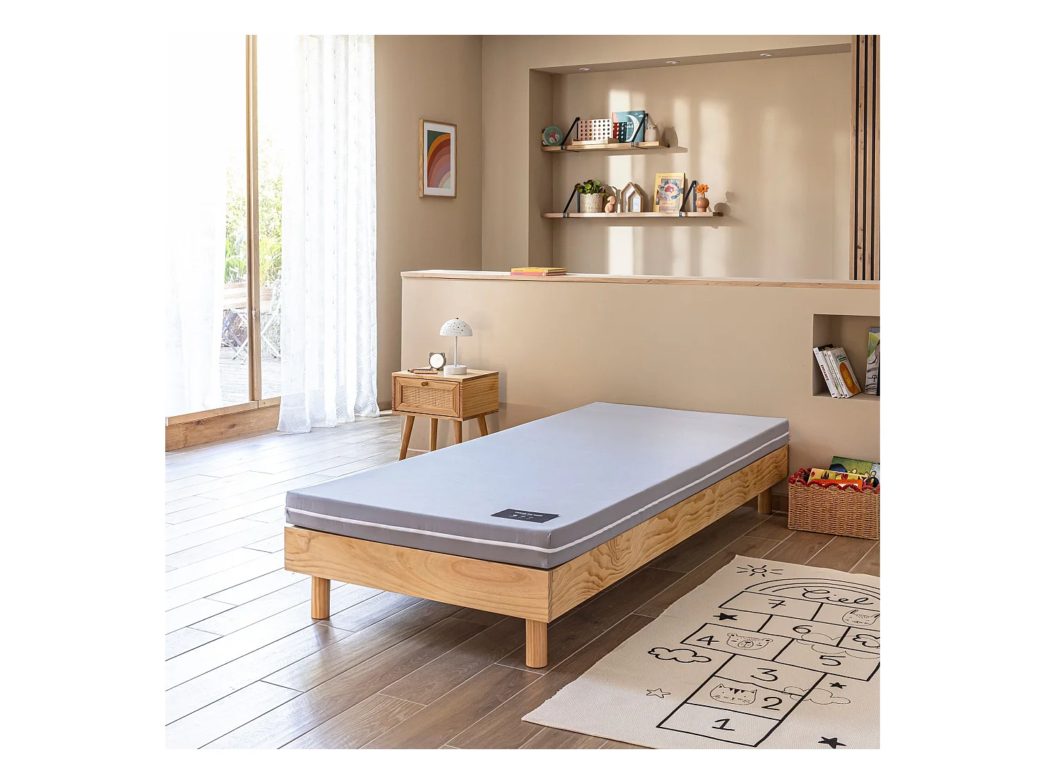 Matelas d'appoint mousse 10 cm Légèreté 2.0 - 90x190