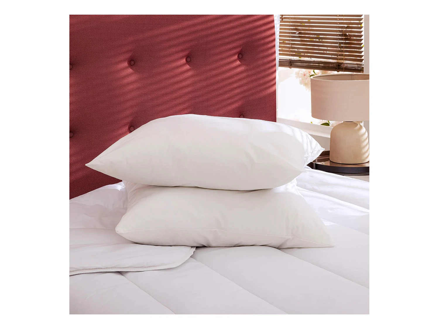 Pack couette été 260x240 et oreiller moelleux bio - Someo